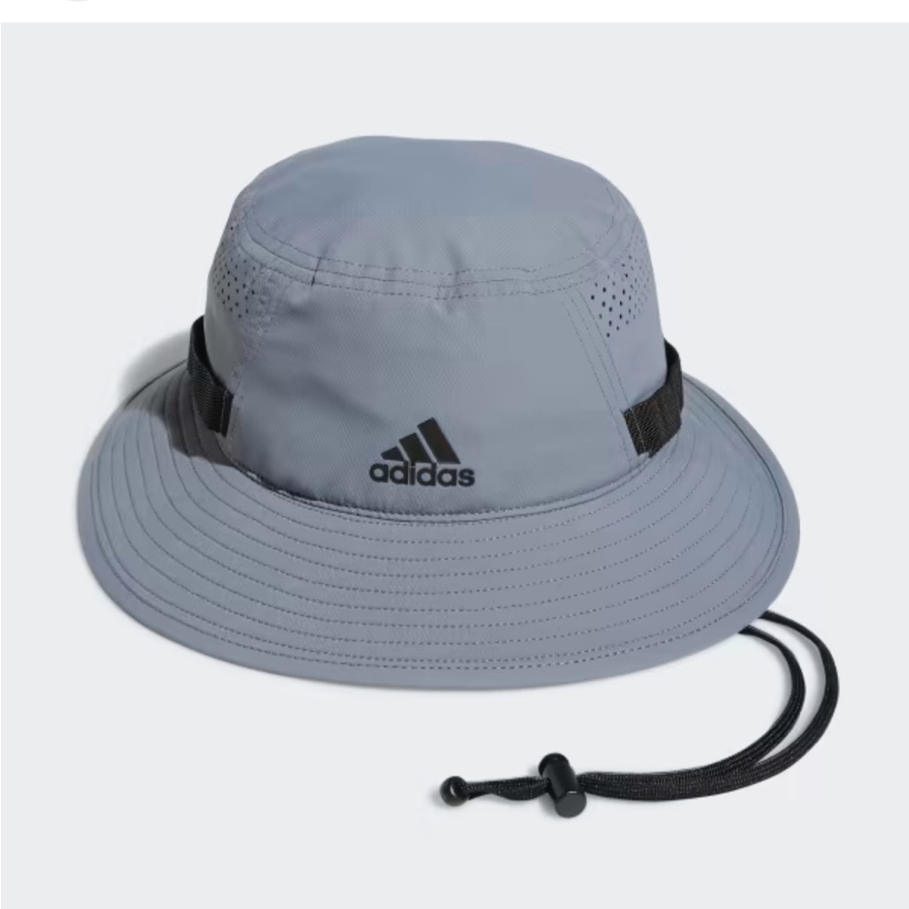 Adidas Gray Performance Bucket Hat
